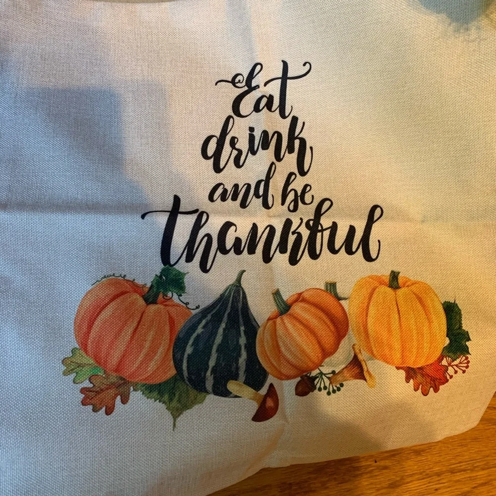 Fall Decorative Canvas Pillow Covers